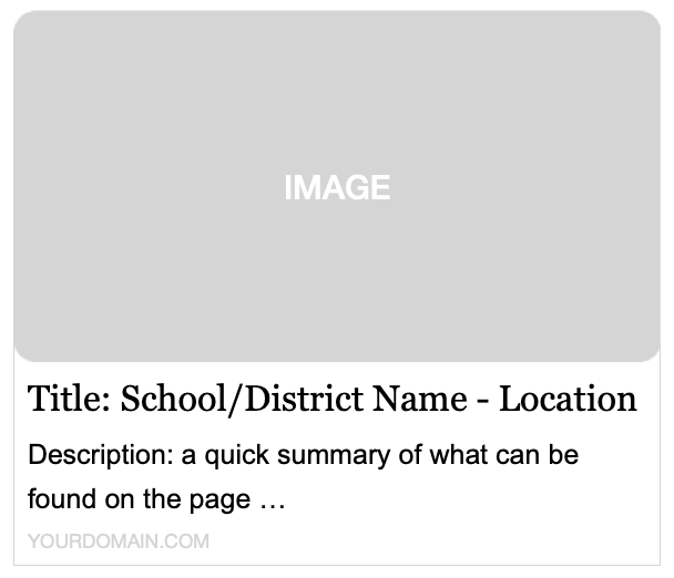 example of what a shared link with SEO looks like